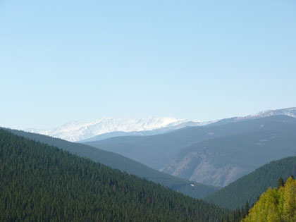 Colorado near the area of Camp Hale.